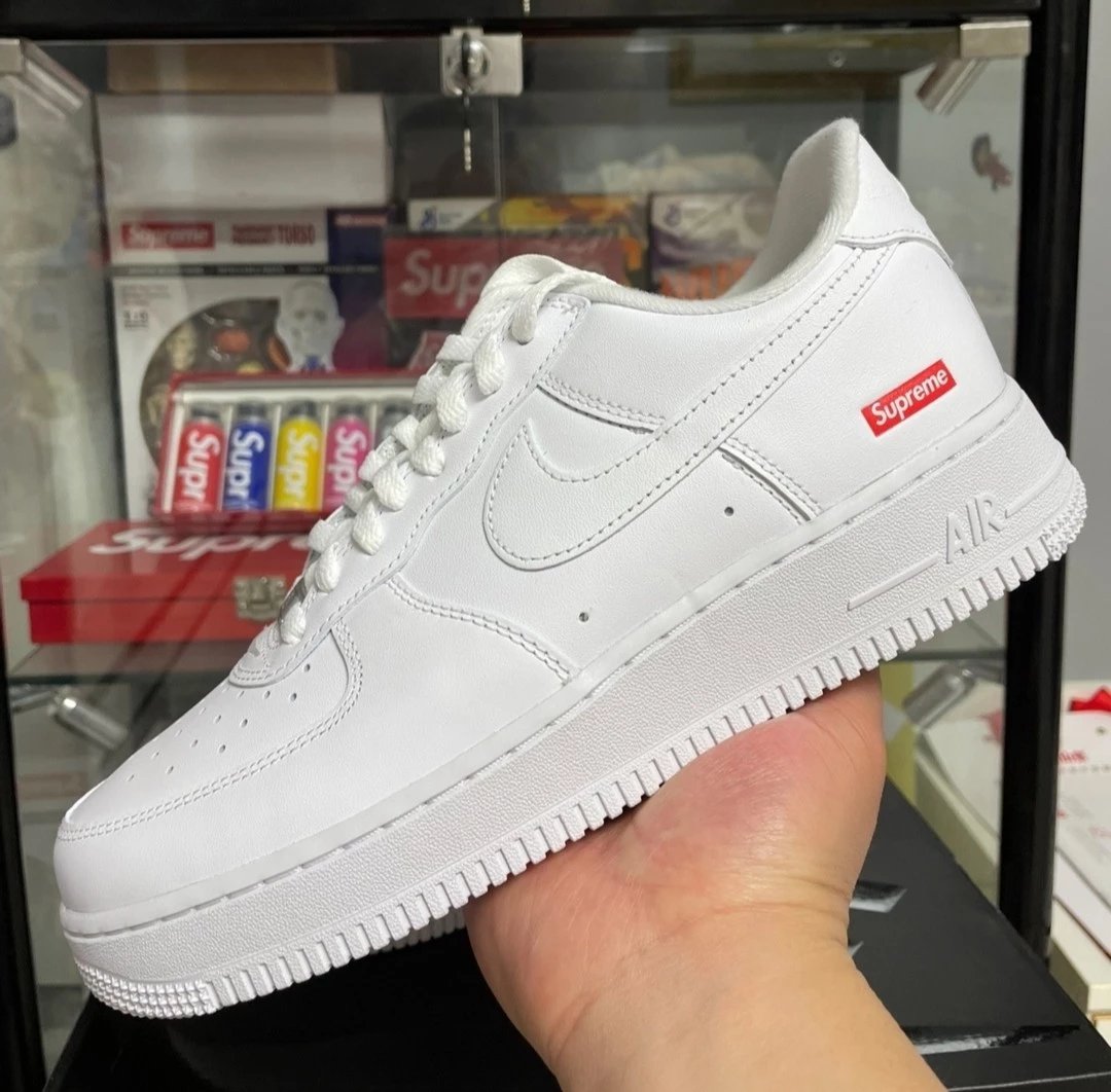 CU9225-100 White with Red Swoosh