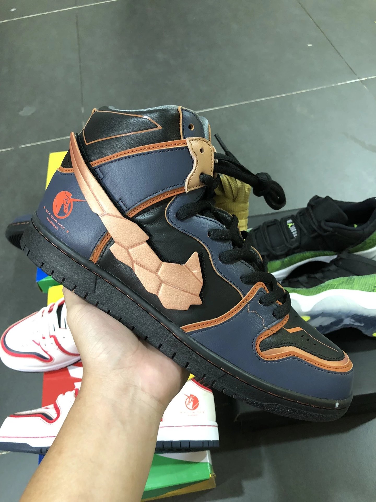 Nike SB Dunk Low 'Gundam Black Gold'