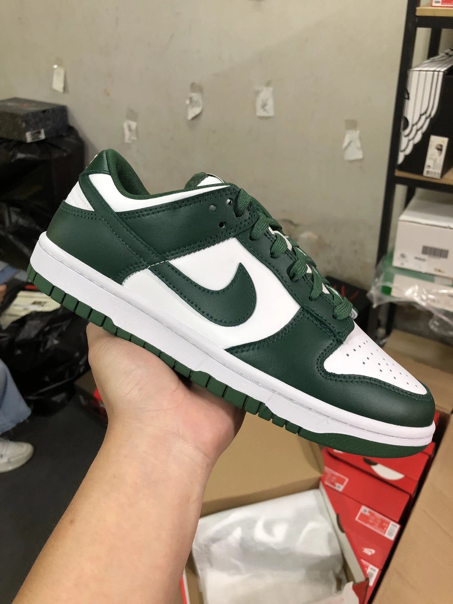 Nike Dunk White Green