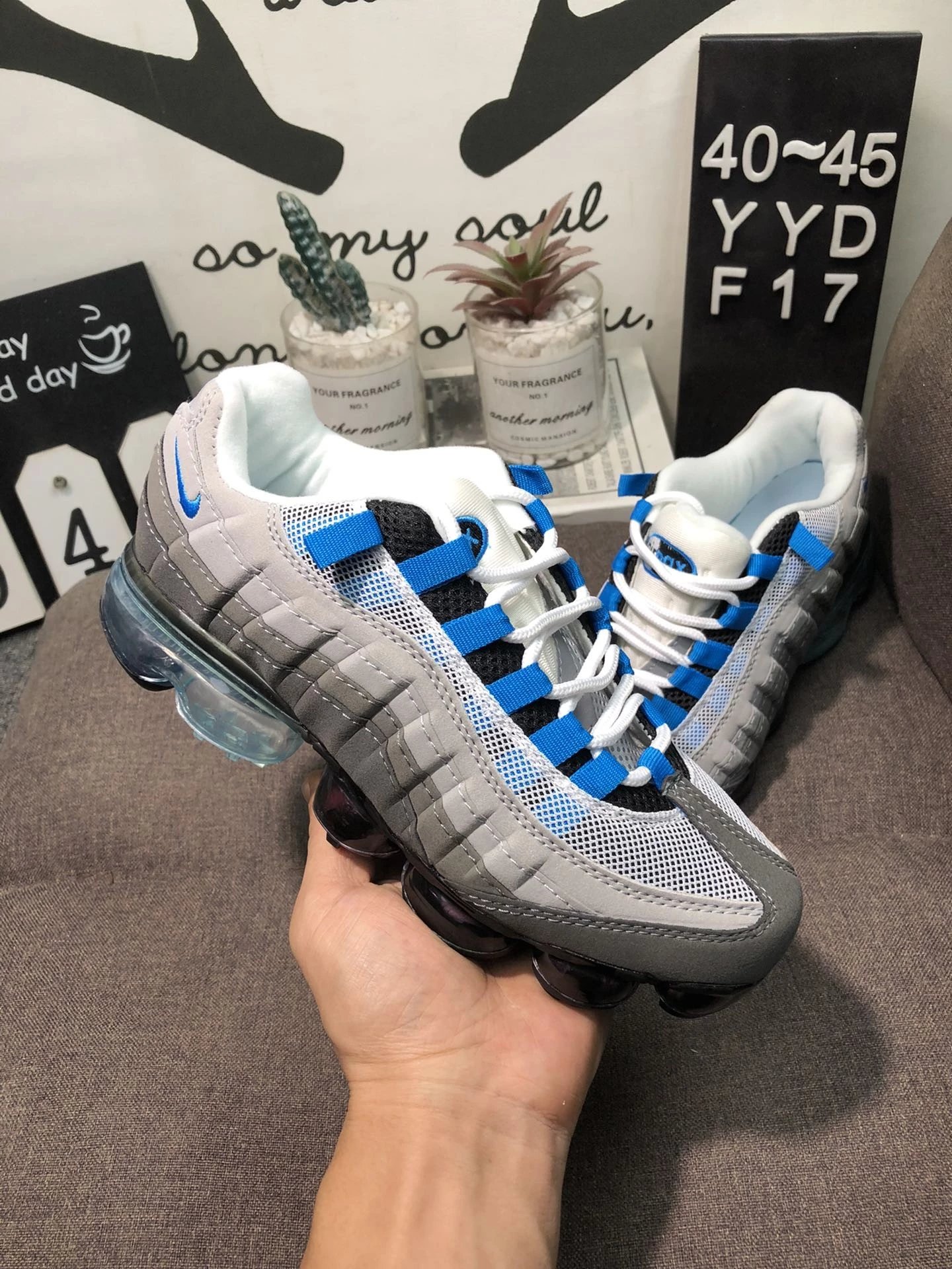 Nike Air Max 95 White Grey Blue