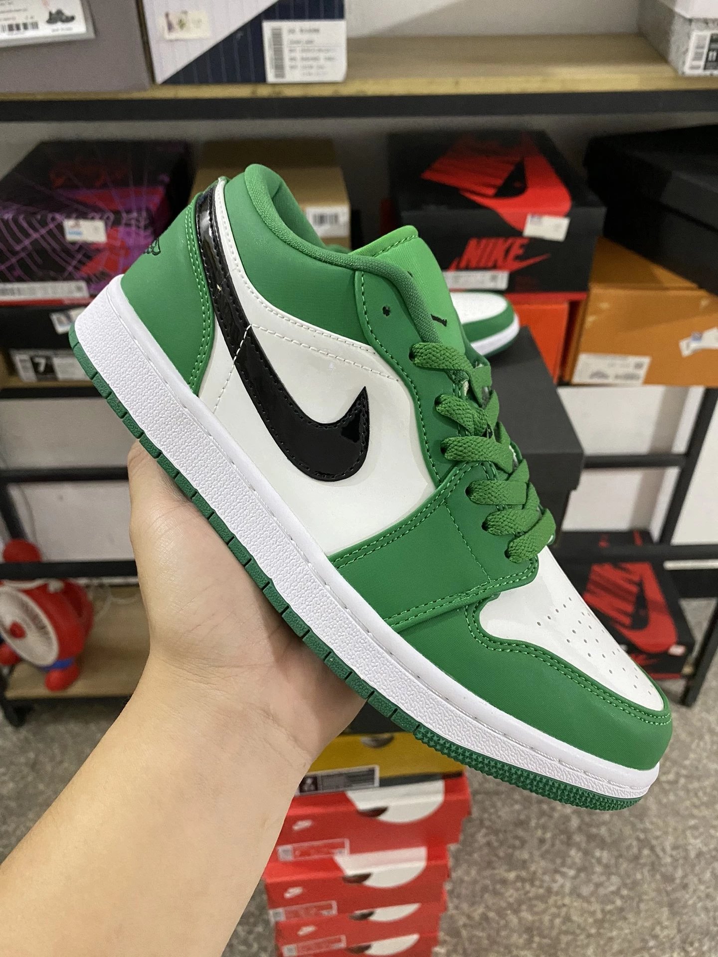 Air Jordan 1 White Green