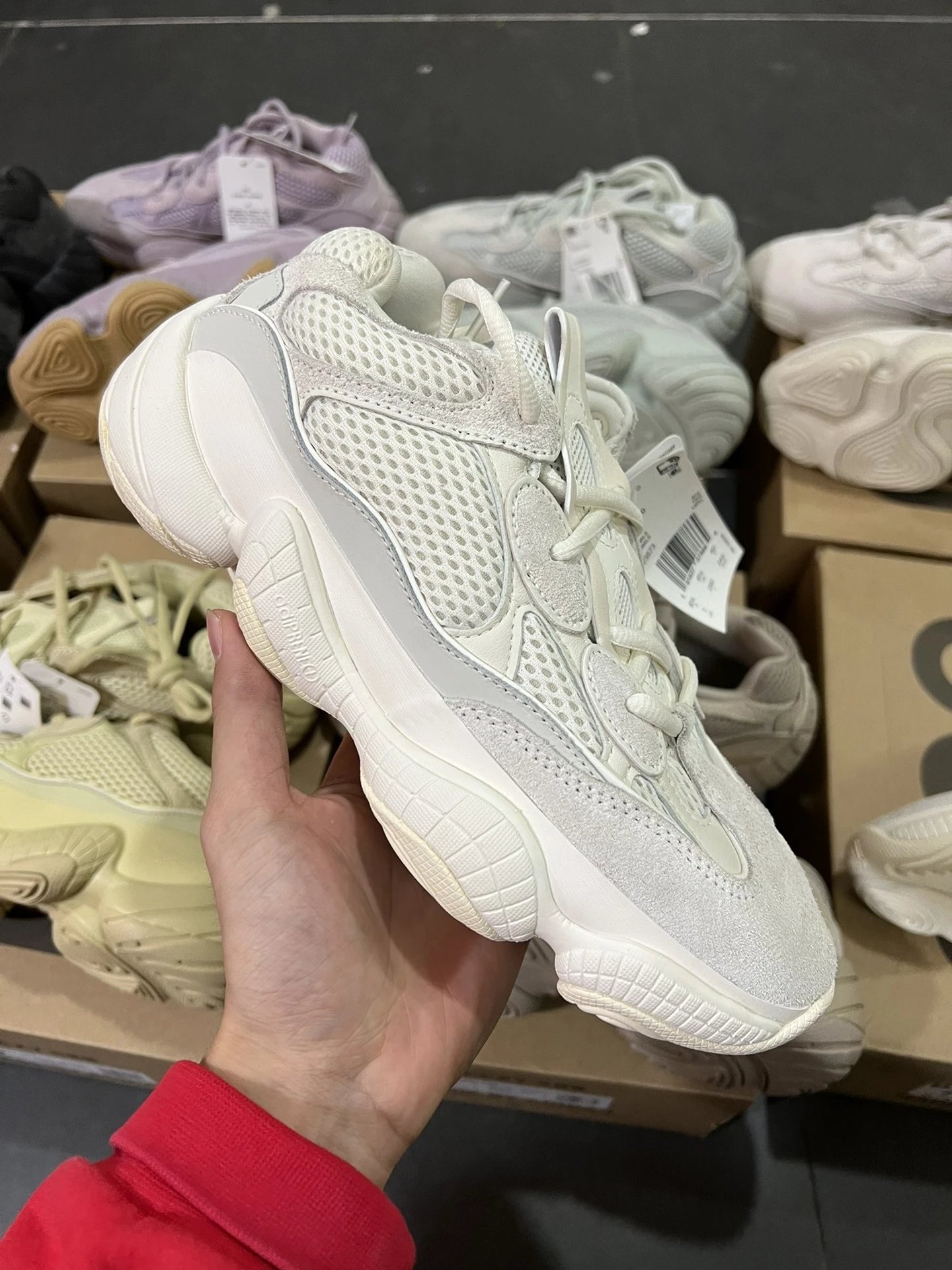 Adidas Yeezy 500 Bone White