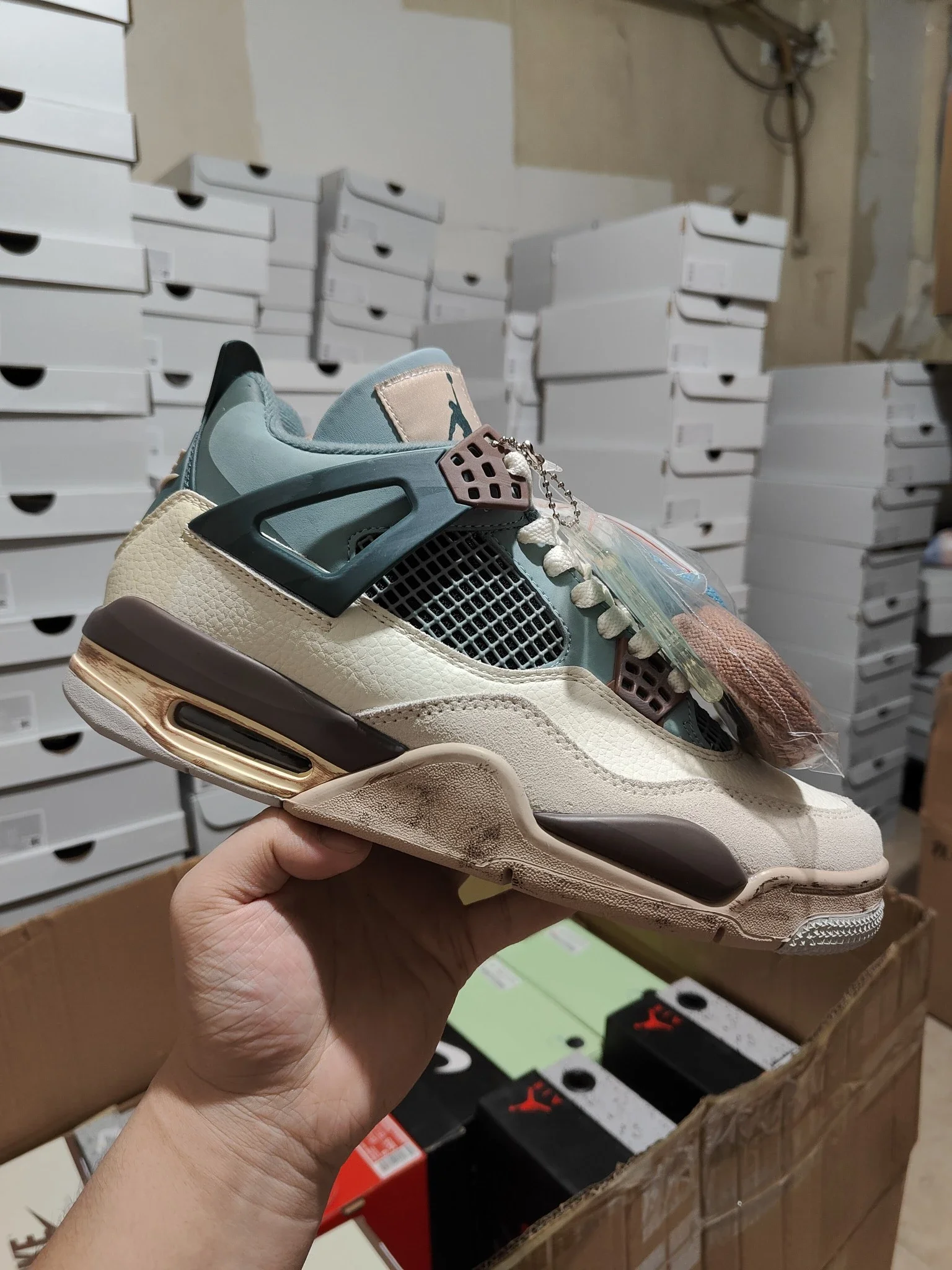 Air Jordan 4 Snorlax Custom 卡比兽size：36～48含半码