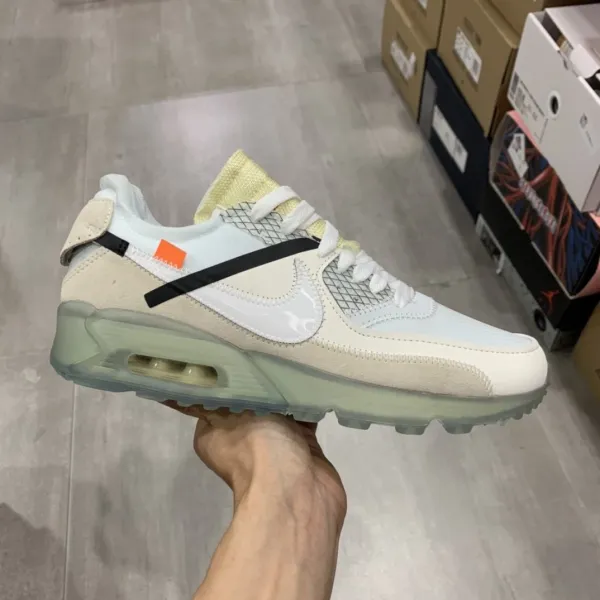 Nike Air Max 90 White Sneakers - 5