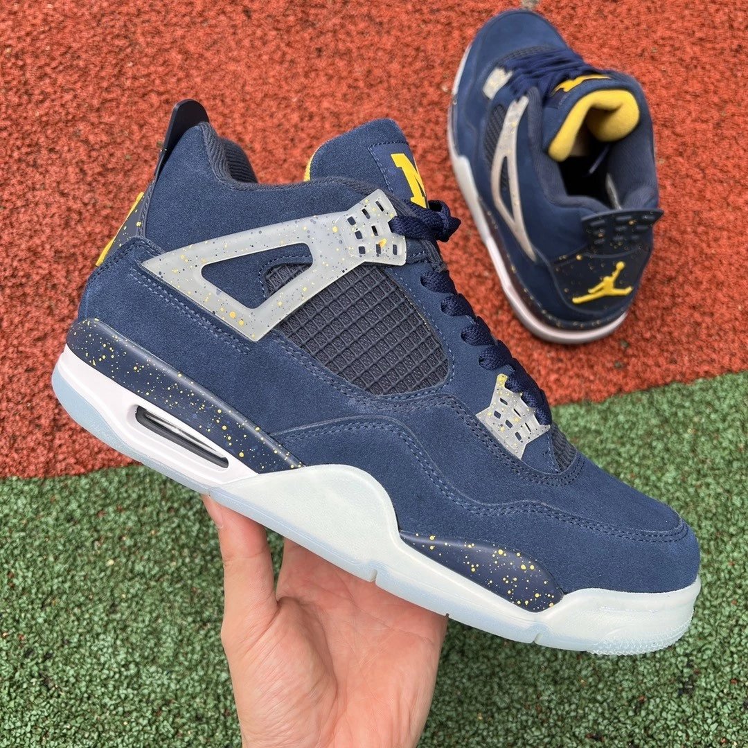 Air Jordan 4 Retro Azure Blue Custom