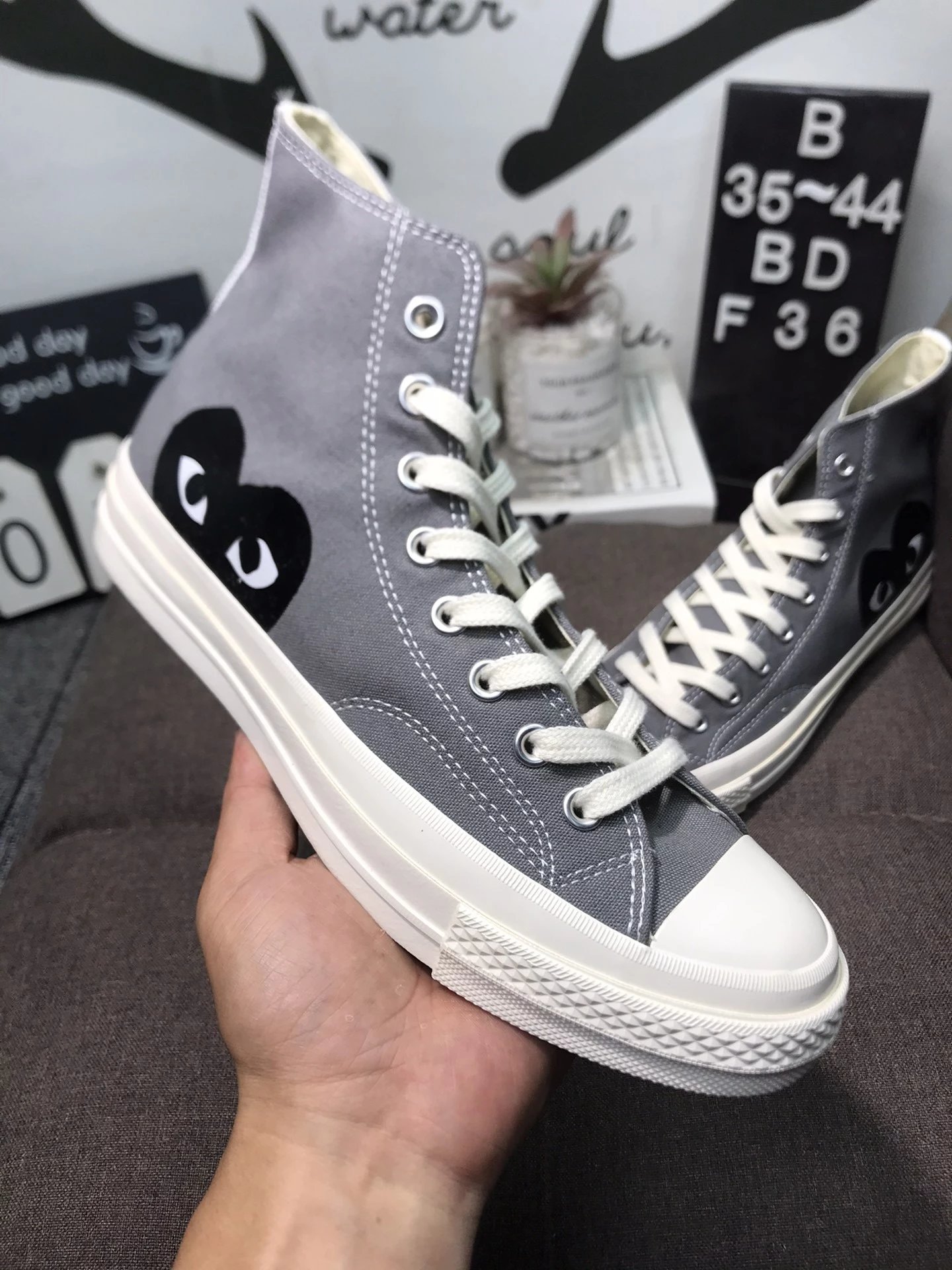 CDG x Converse 1970s High Top Gray