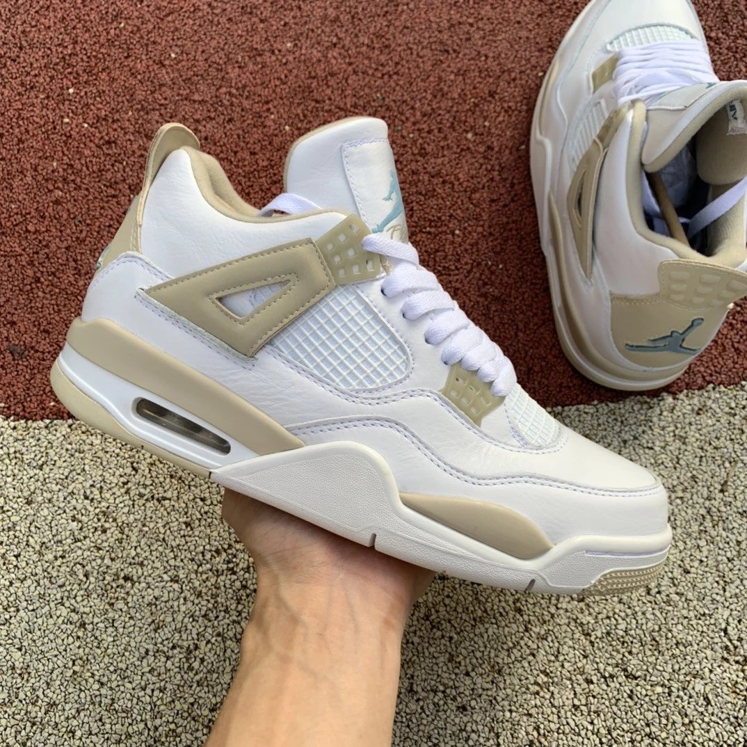 Air Jordan 4 White Gold