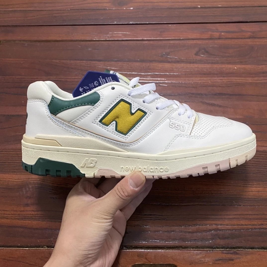 Aimé Leon Dore x New Balance NB550 White Yellow Green