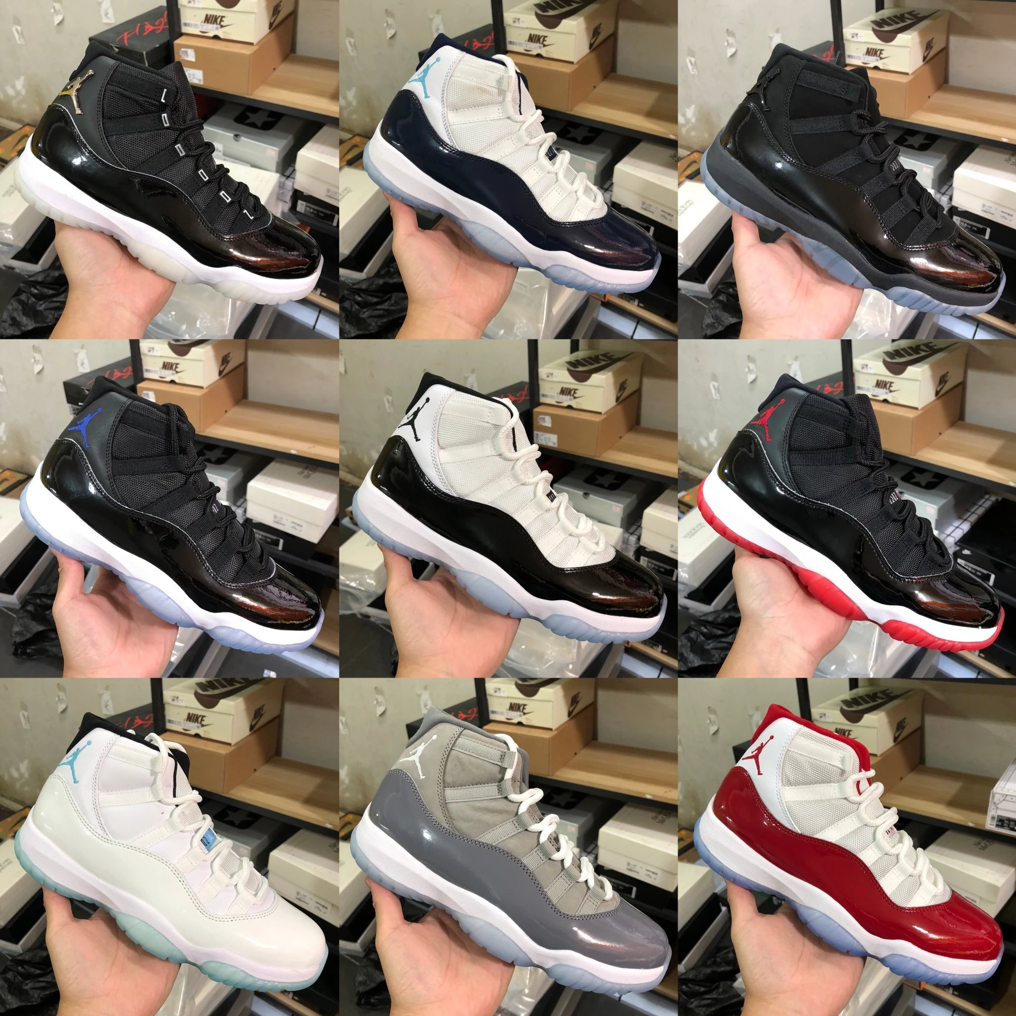 AJ11 collection Real carbon bottom collection