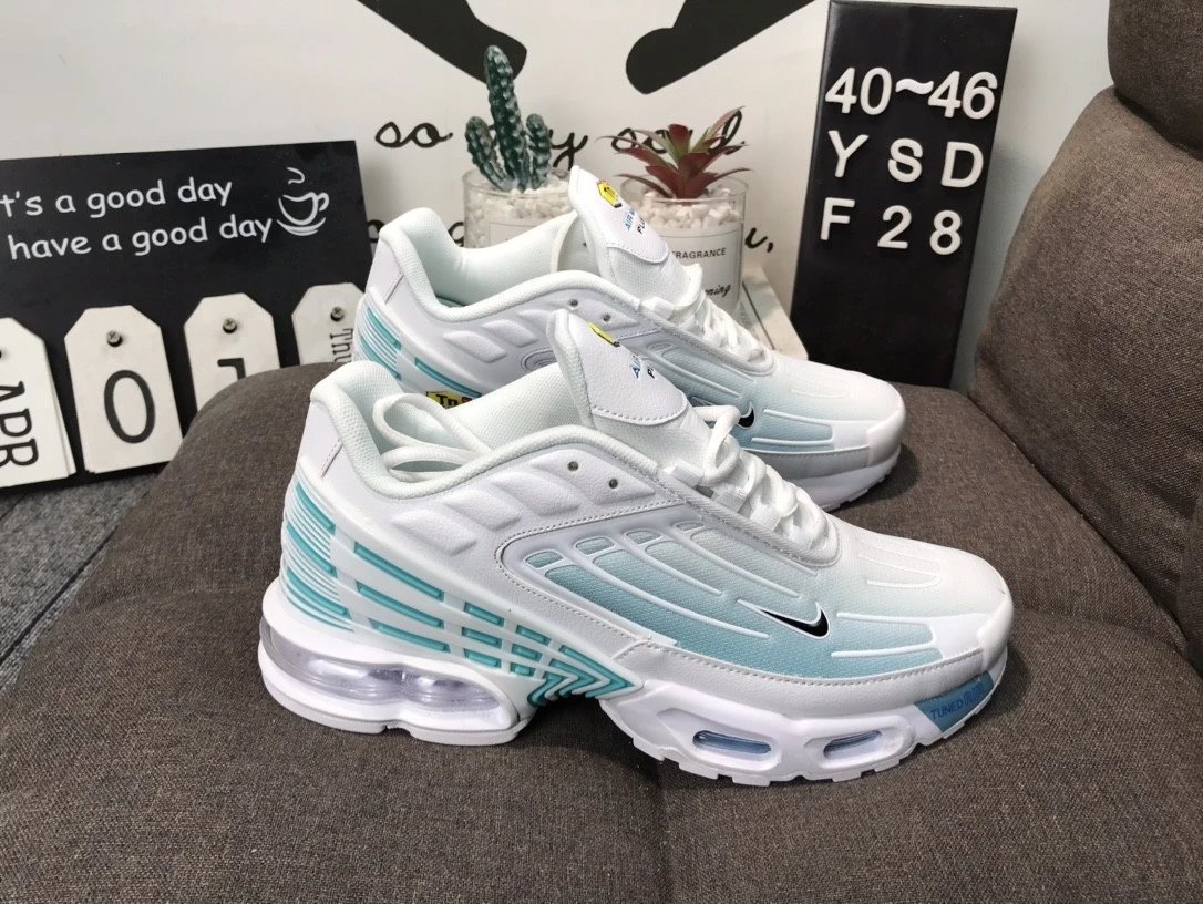 Nike Air Max Plus TN Black White Red Sneakers - 9