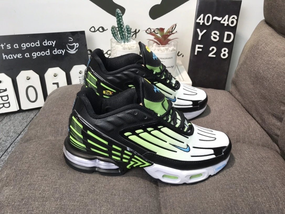 Nike Air Max Plus TN Black White Red Sneakers - 13