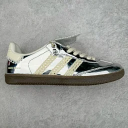 thumbnail for FX Batch WALES BONNER x AD originals SambPony Tonal round toe samba shoes ad samba shoes long tongue samba