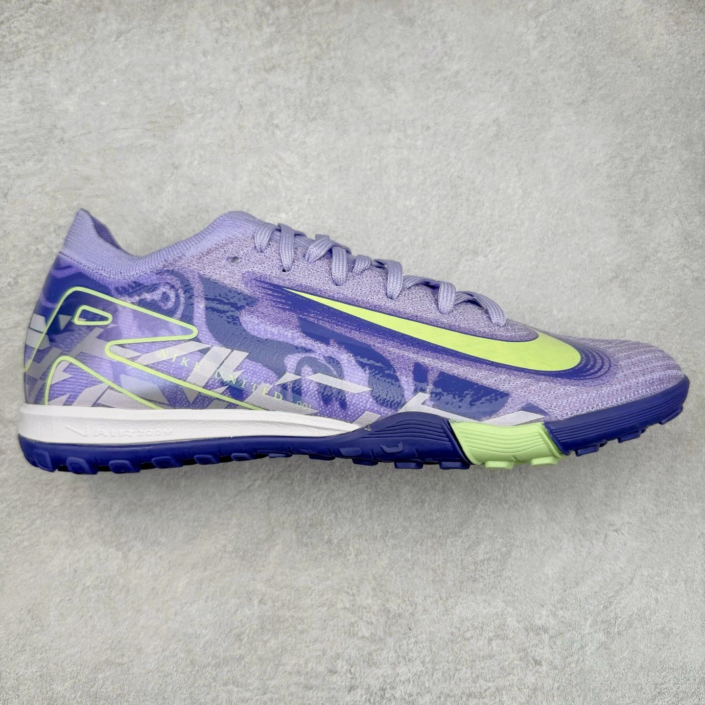 Nike Sneakers Football Turf Shoes — Purple green
