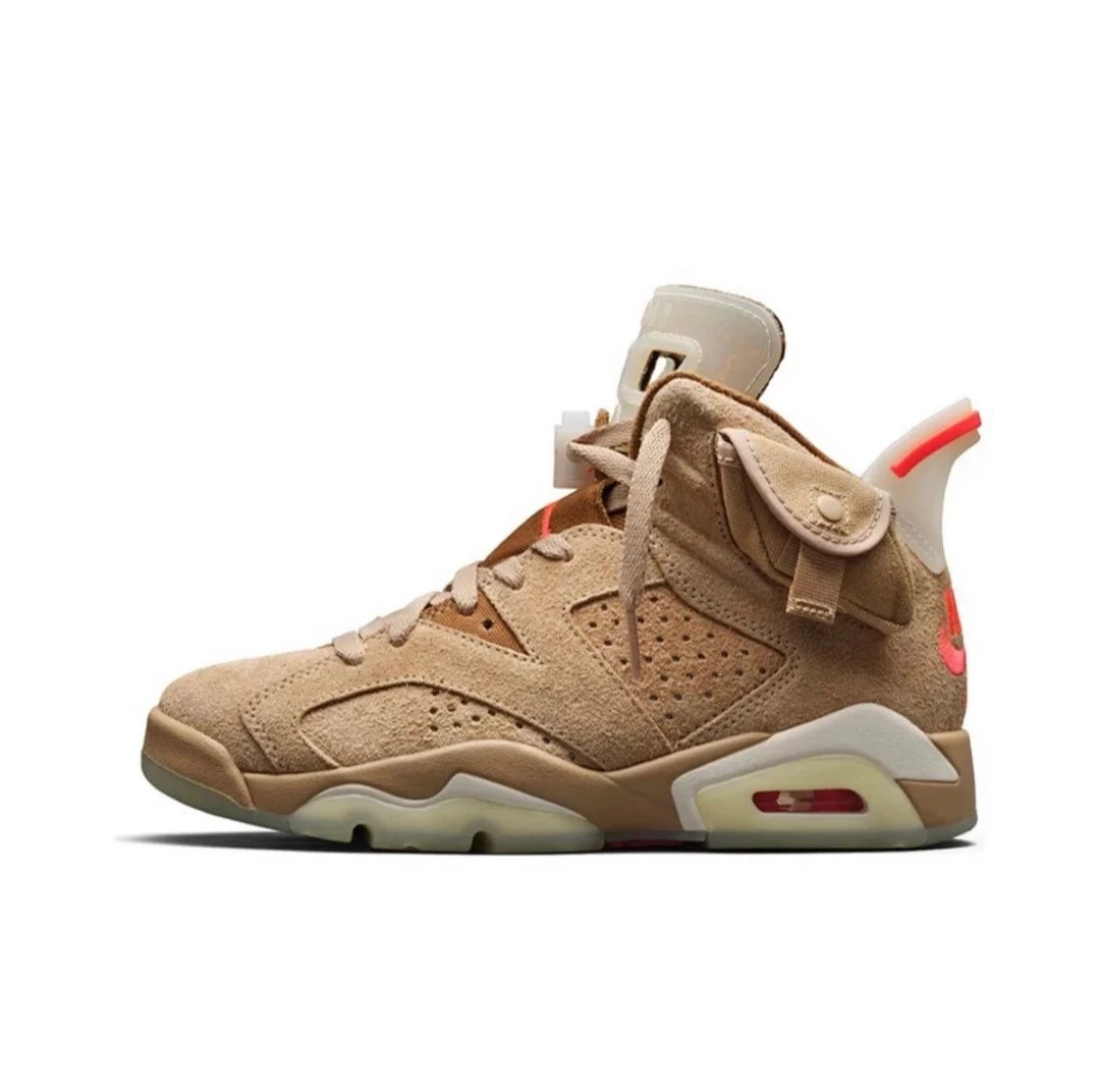 Nike Sneakers Air Jordan 6 — Khaki brown