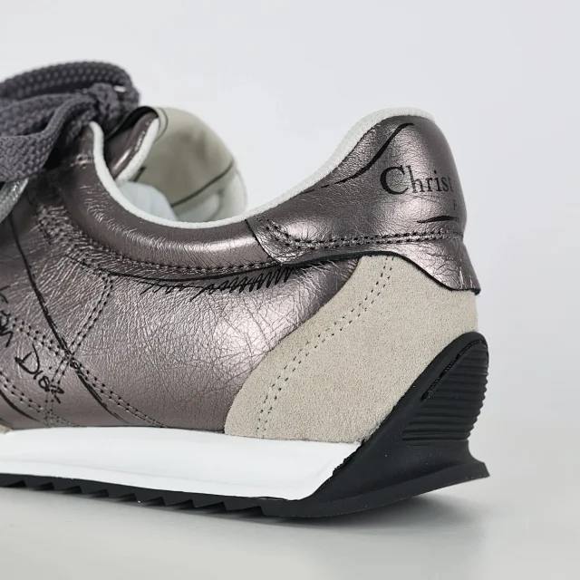 Dior Sneakers D-Sketch low-top lace-up with sketch-print panels product detail image 4