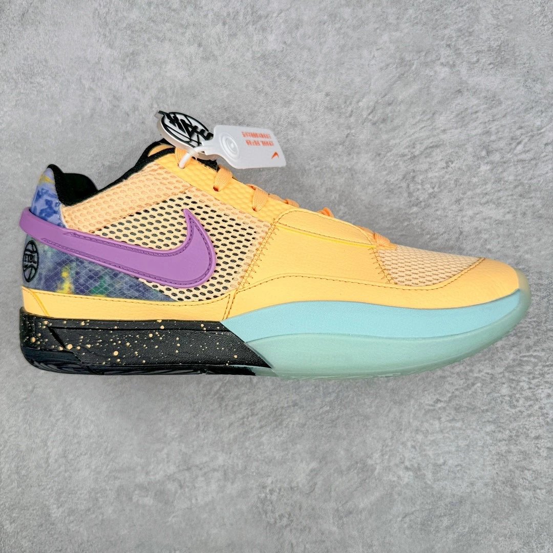 Nike Sneakers Ja 1 Basketball Shoes — Yellow and blue