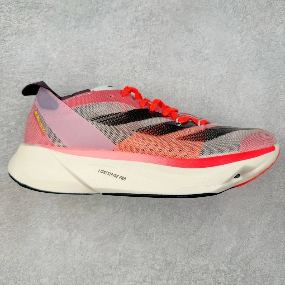 Adidas Sneakers Adizero Adios Pro 3 — Red, black, and pink