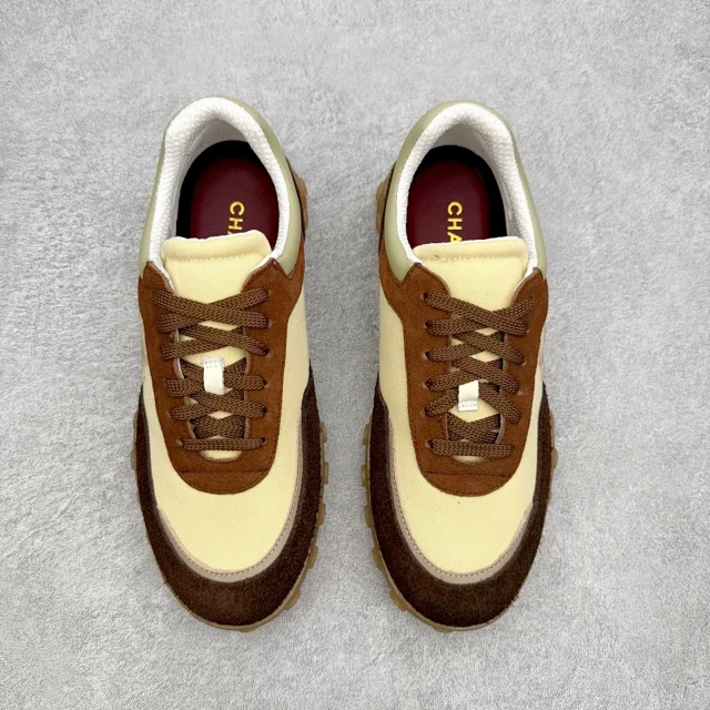 Chanel Sneakers CC Logo Suede and Textile product detail image 2