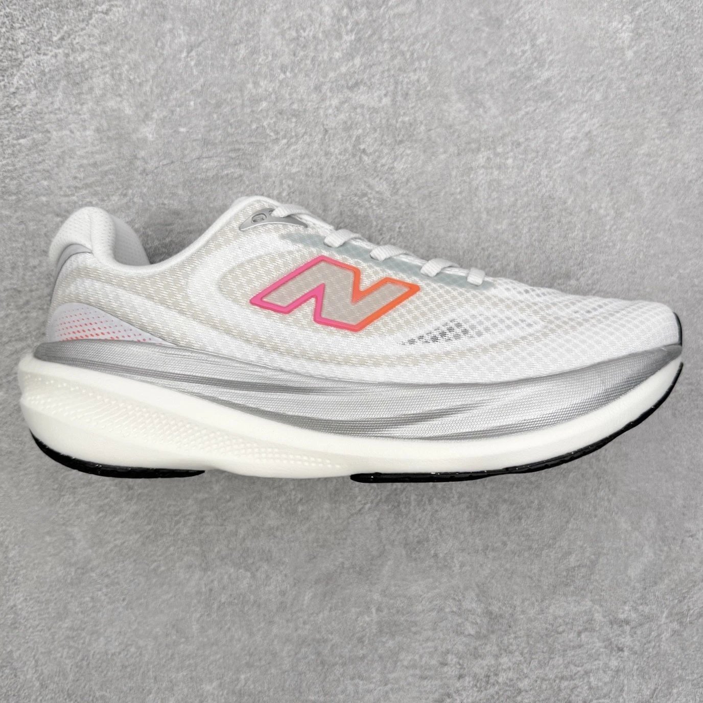 Unbranded Sneakers 1080V6 Mesh Platform Running — Grayish white