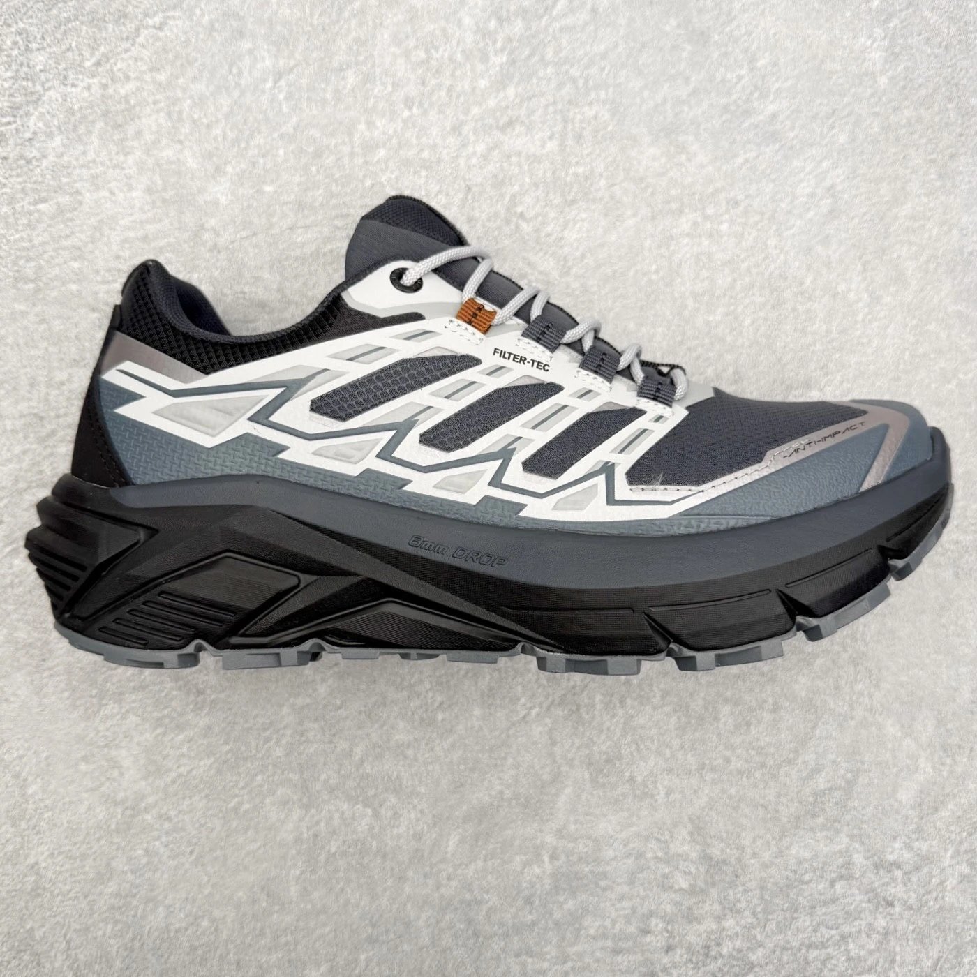 Unbranded Sneakers Low-Top Trail with Lug Sole — Ash silver