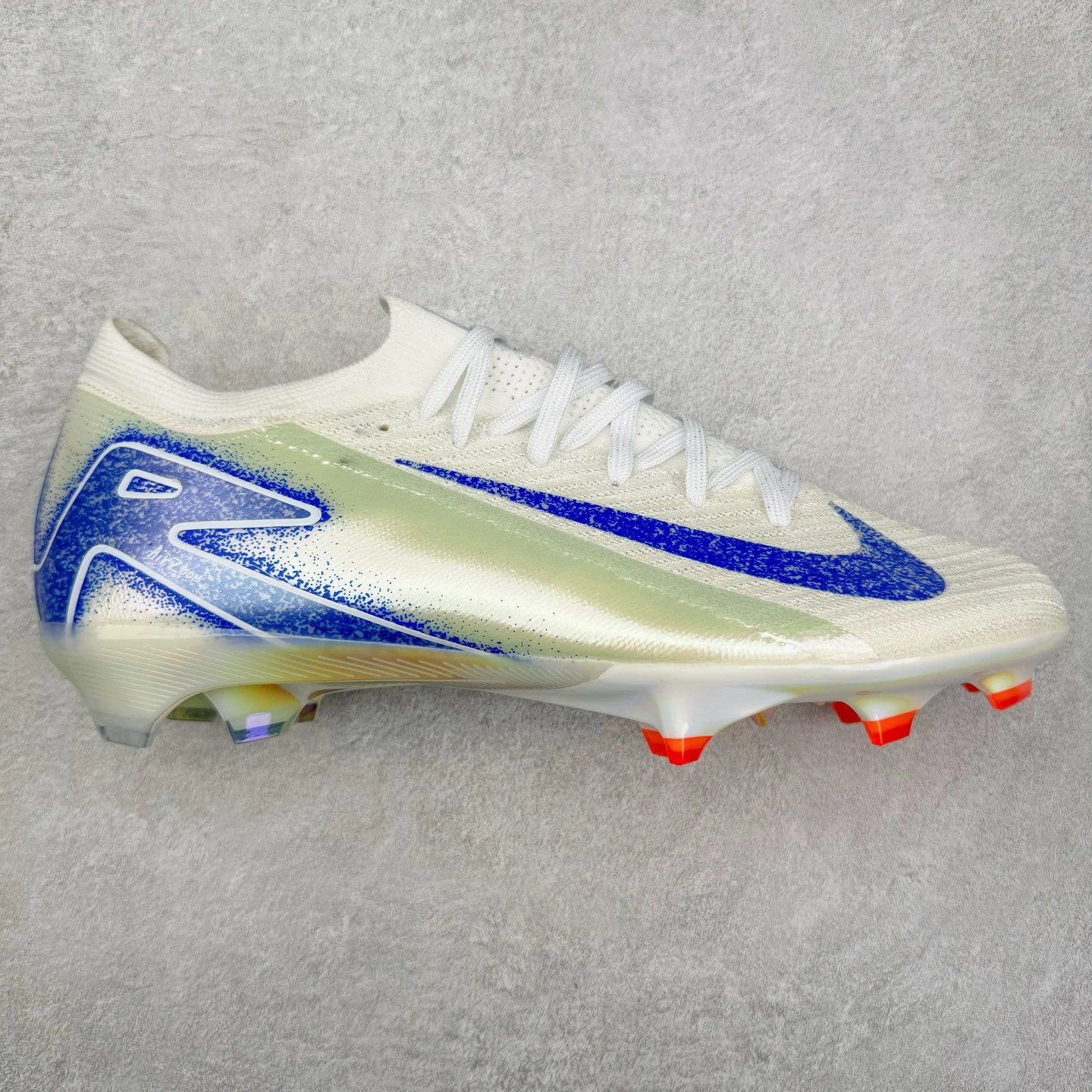 Nike Sneakers Football Turf Shoes — White, blue, and green