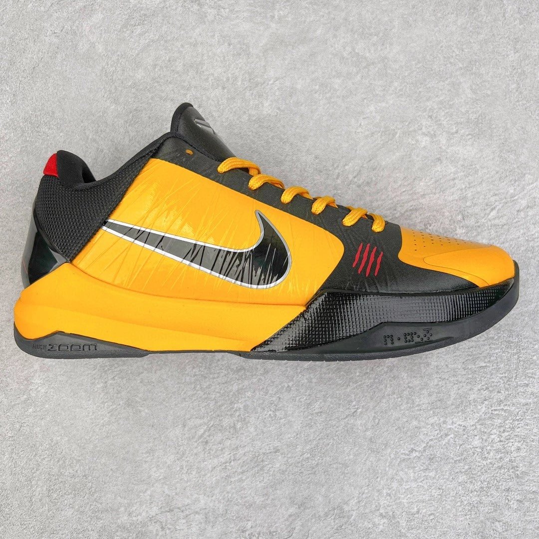 Nike Sneakers Zoom Kobe 5 Basketball Shoes — yellow black red