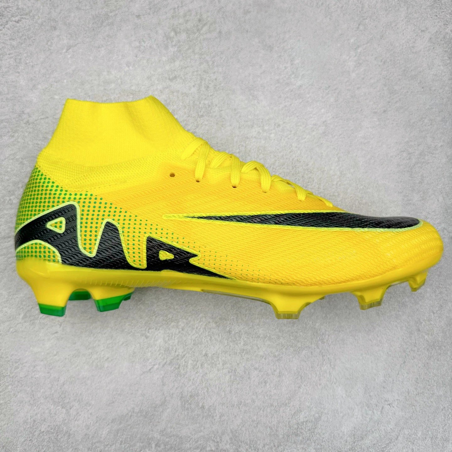 Nike Sneakers Football Turf Shoes — Black Yellow High-top