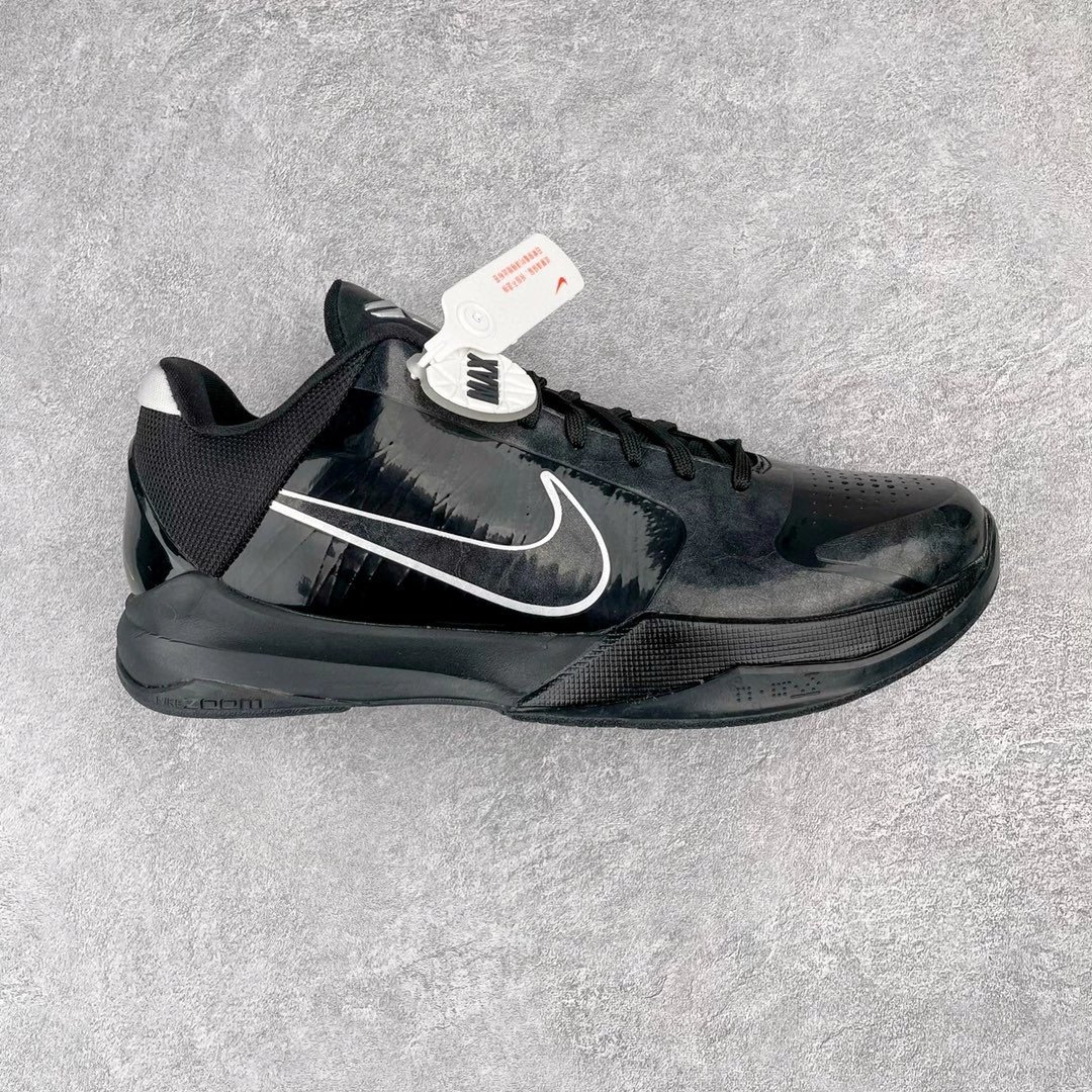 Nike Sneakers Zoom Kobe 5 Basketball Shoes — Black Warrior