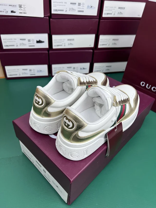 Gucci Sneakers Platform with Web Stripe product detail image 19