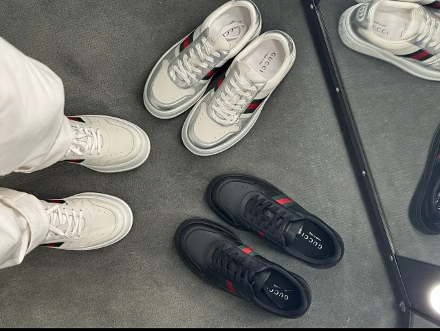 Gucci Sneakers Platform with Web Stripe product detail image 32