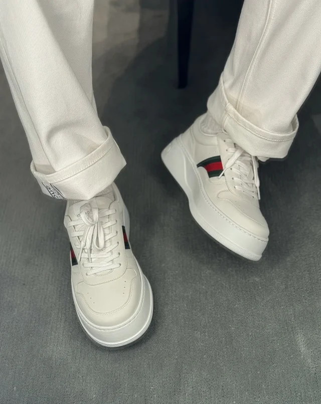 Gucci Sneakers Platform with Web Stripe product detail image 35