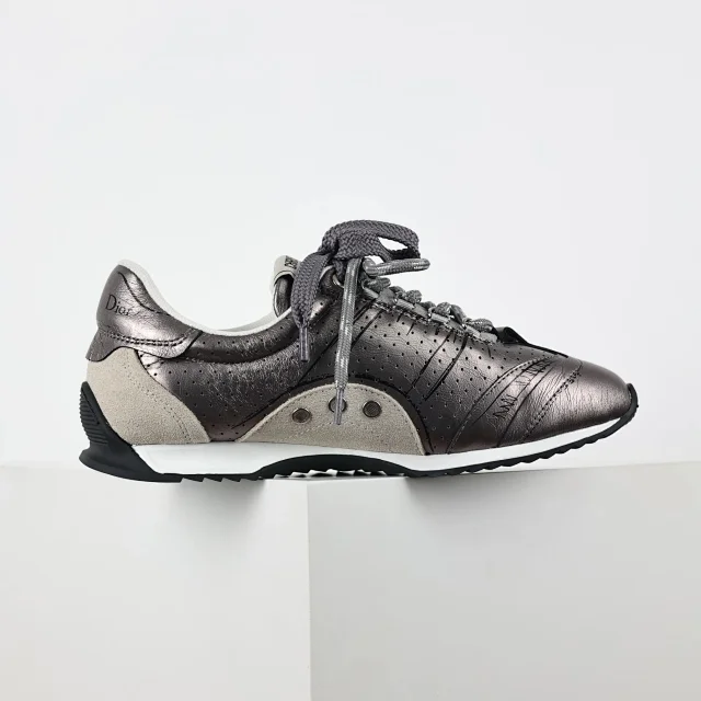Dior Sneakers D-Sketch low-top lace-up with sketch-print panels product detail image 7