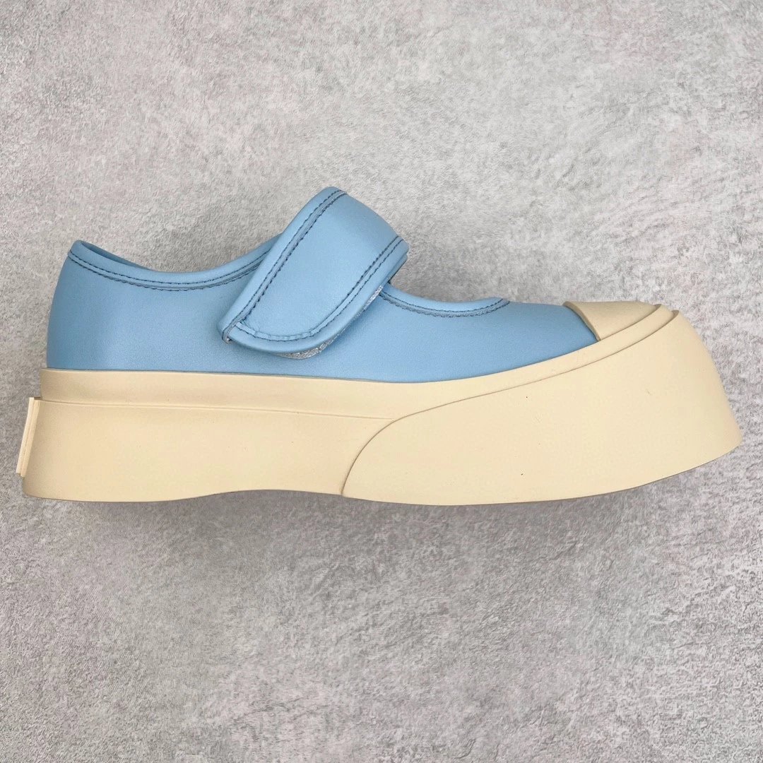 Unbranded Sneakers Platform Hook-and-Loop Mary Jane — Velcro blue