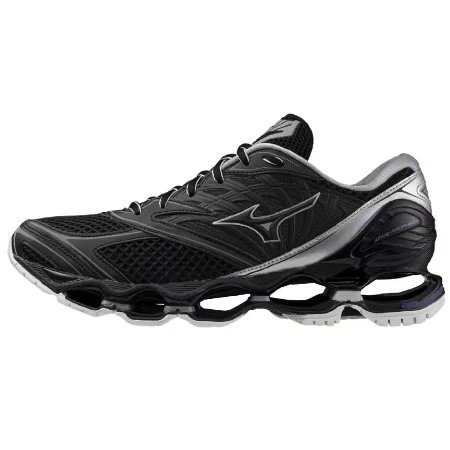 Mizuno Sneakers Wave Prophecy LS mechanical-cushioning — Black silver D1GA 250701