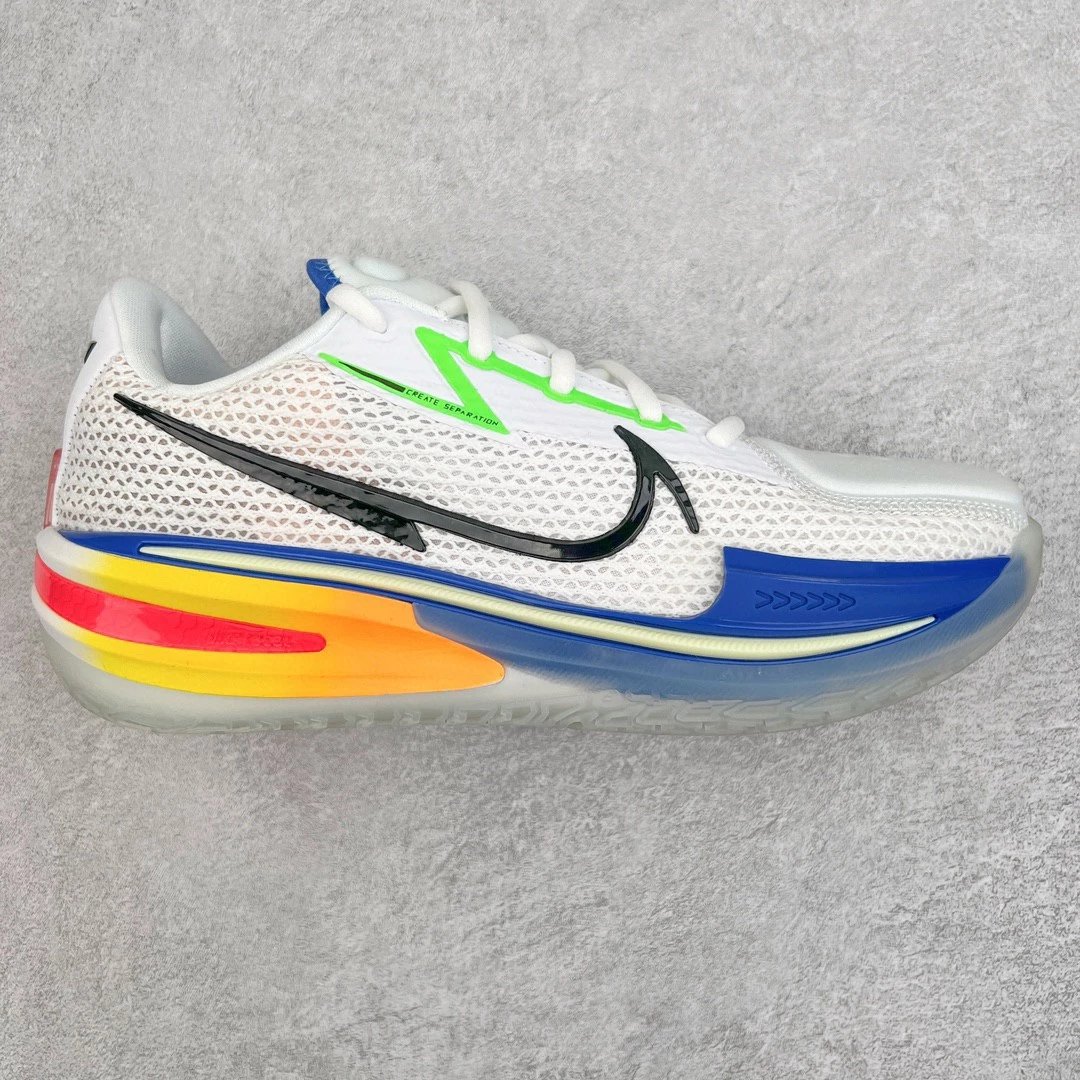 Nike Sneakers G.T. Cut Basketball Shoes — blue and white orange