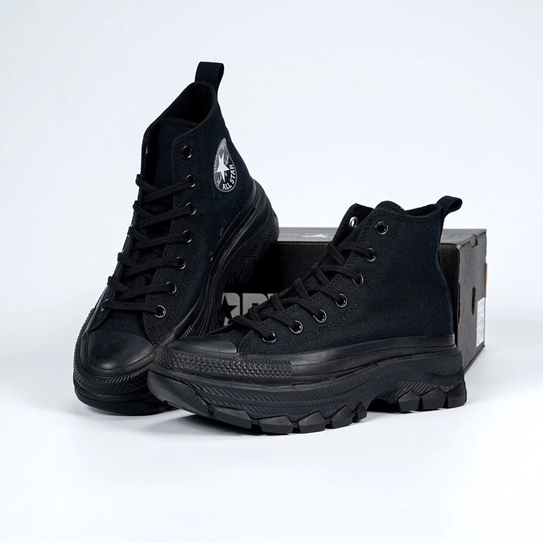 Converse Sneakers All Star 100 Trekwave H platform canvas — Black high-top