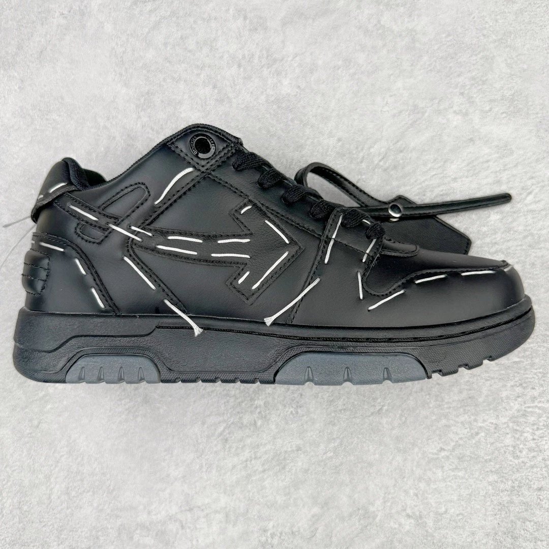 Off-White Out Of Office Sneaker Black Stitch