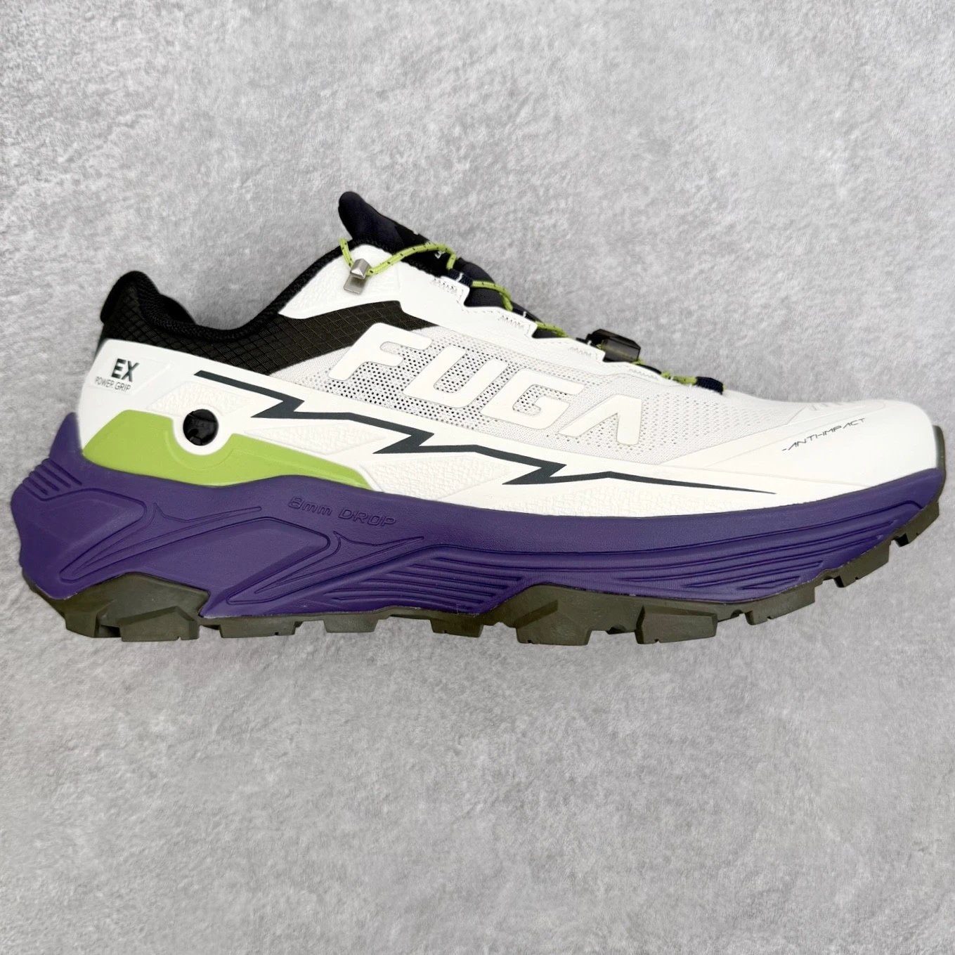Kailas Sneakers FUGA EX 3 Trail Running Shoes — White purple green