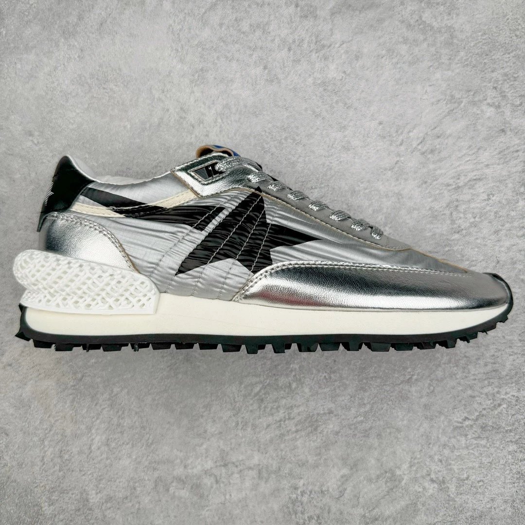 Golden Goose Sneakers Marathon — Silver black