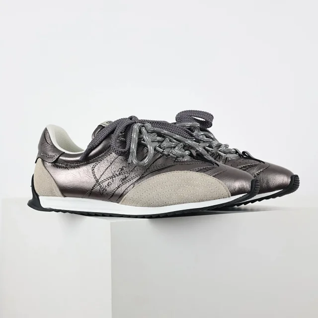 Dior Sneakers D-Sketch low-top lace-up with sketch-print panels product detail image 3