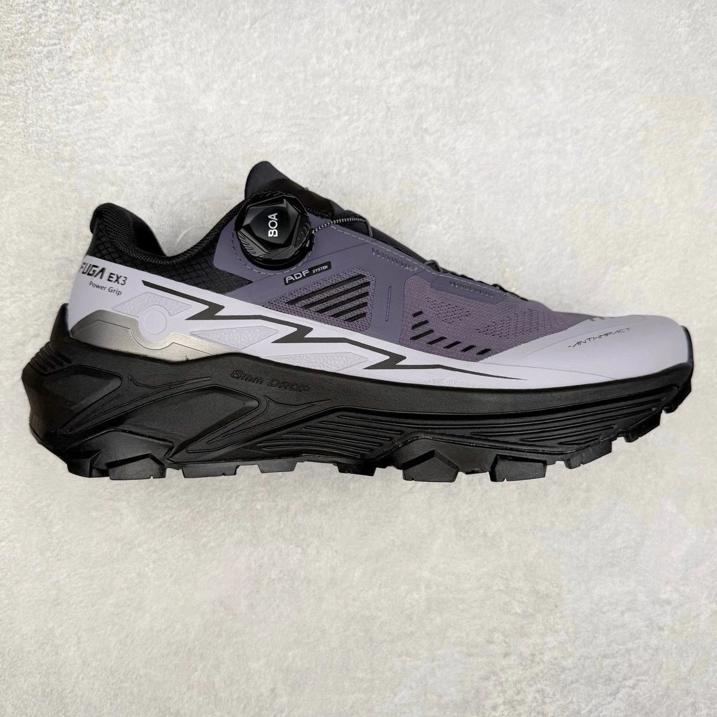 Kailas Sneakers FUGA EX 3 Trail Running Shoes — Purple-black