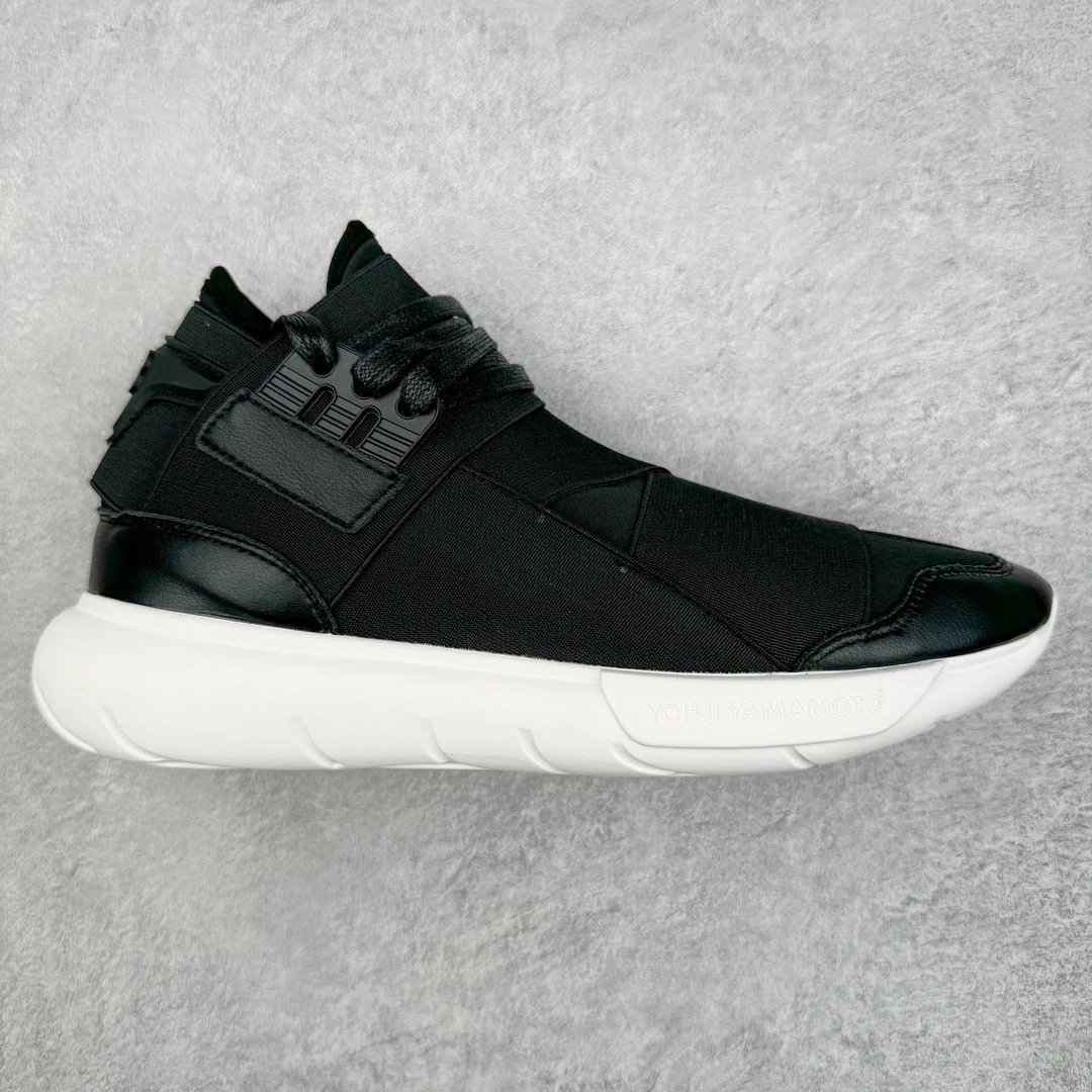 Yohji Yamamoto Sneakers High-Top Strap — Black and white strap
