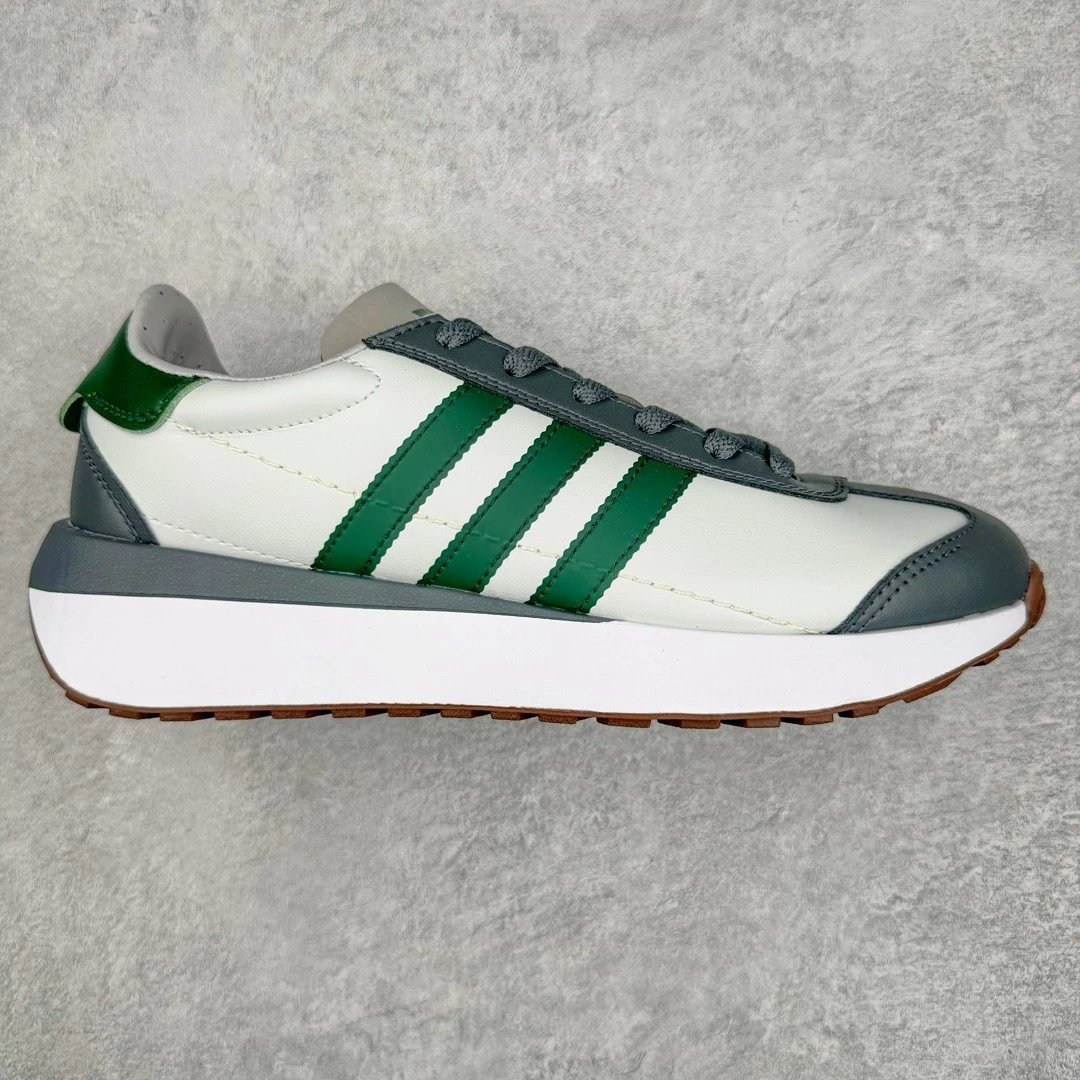 Adidas Sneakers Country XLG — Gray, white, and green