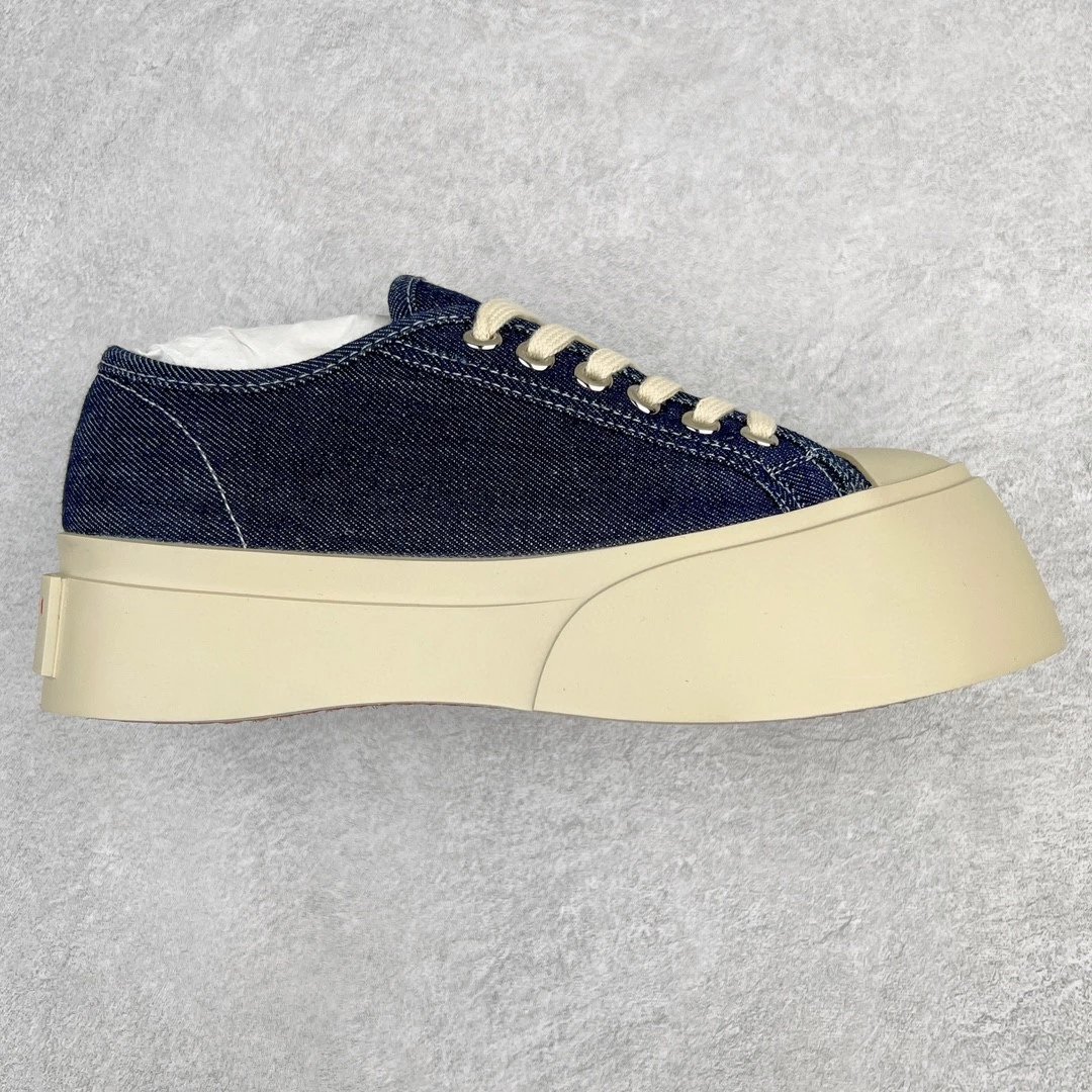 Unbranded Sneakers Platform Hook-and-Loop Mary Jane — Denim blue
