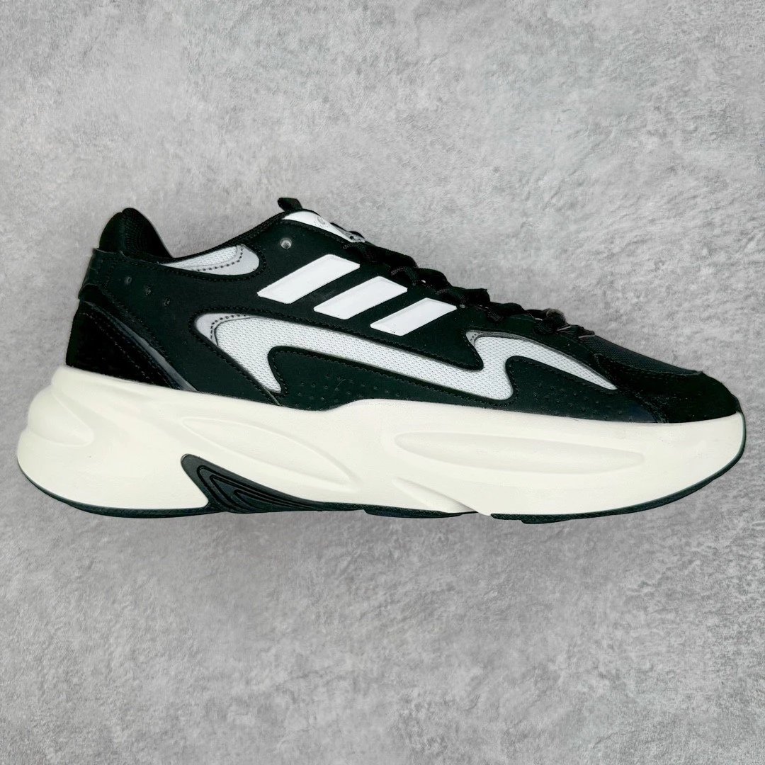 Adidas Sneakers Ozelle low-top chunky sole — Black and white