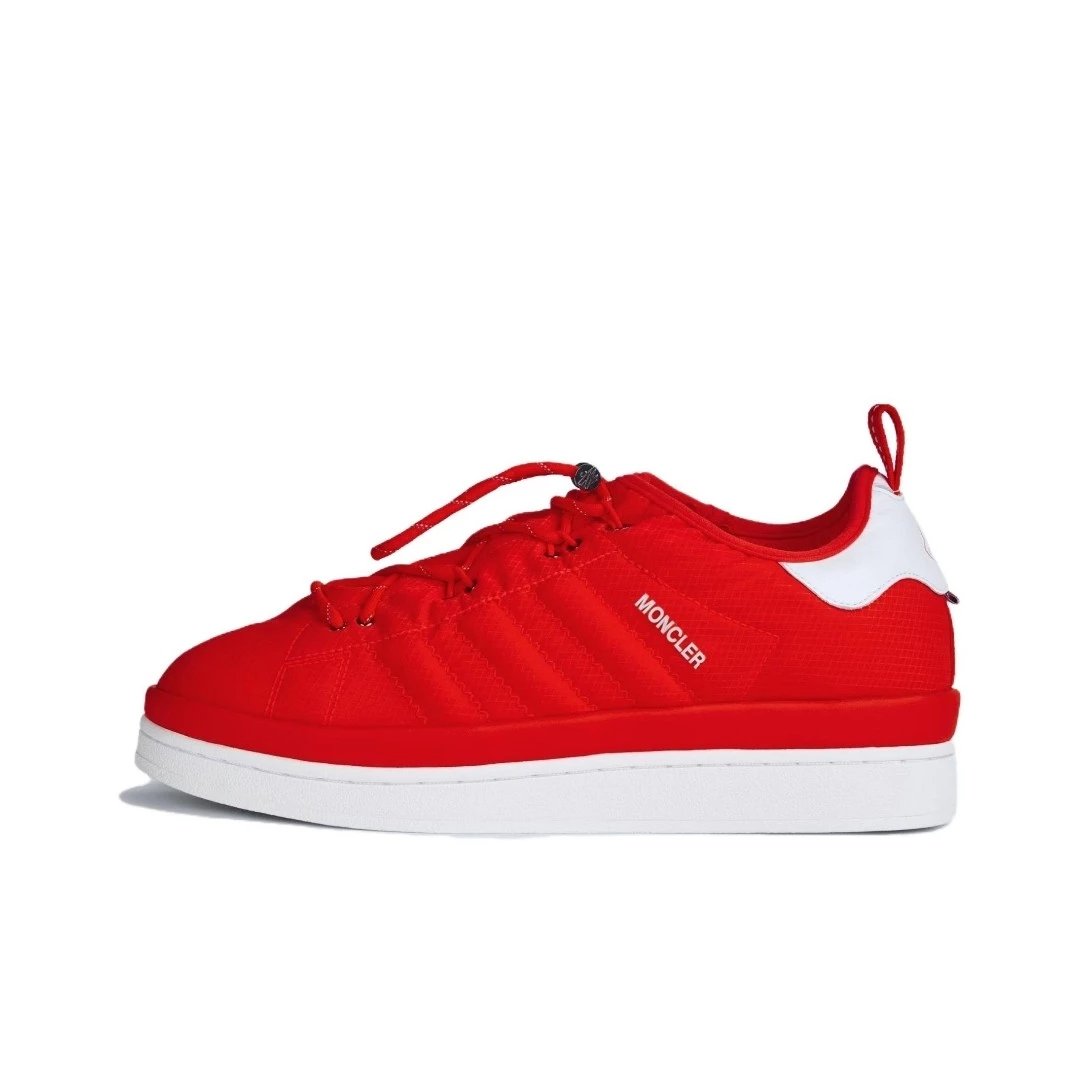 Moncler Sneakers Quilted Low-Top — Red IG 7867
