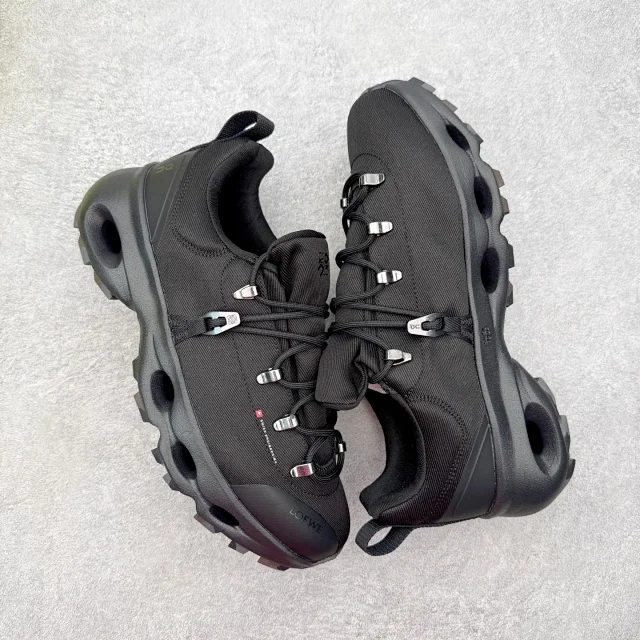 LOEWE Lace-up sneakers with cushioned hollow sole product detail image 3