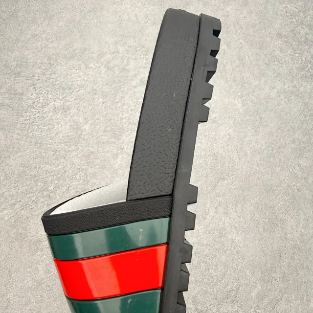 Gucci Slippers Logo-Pattern Lug-Sole Slide product detail image 34