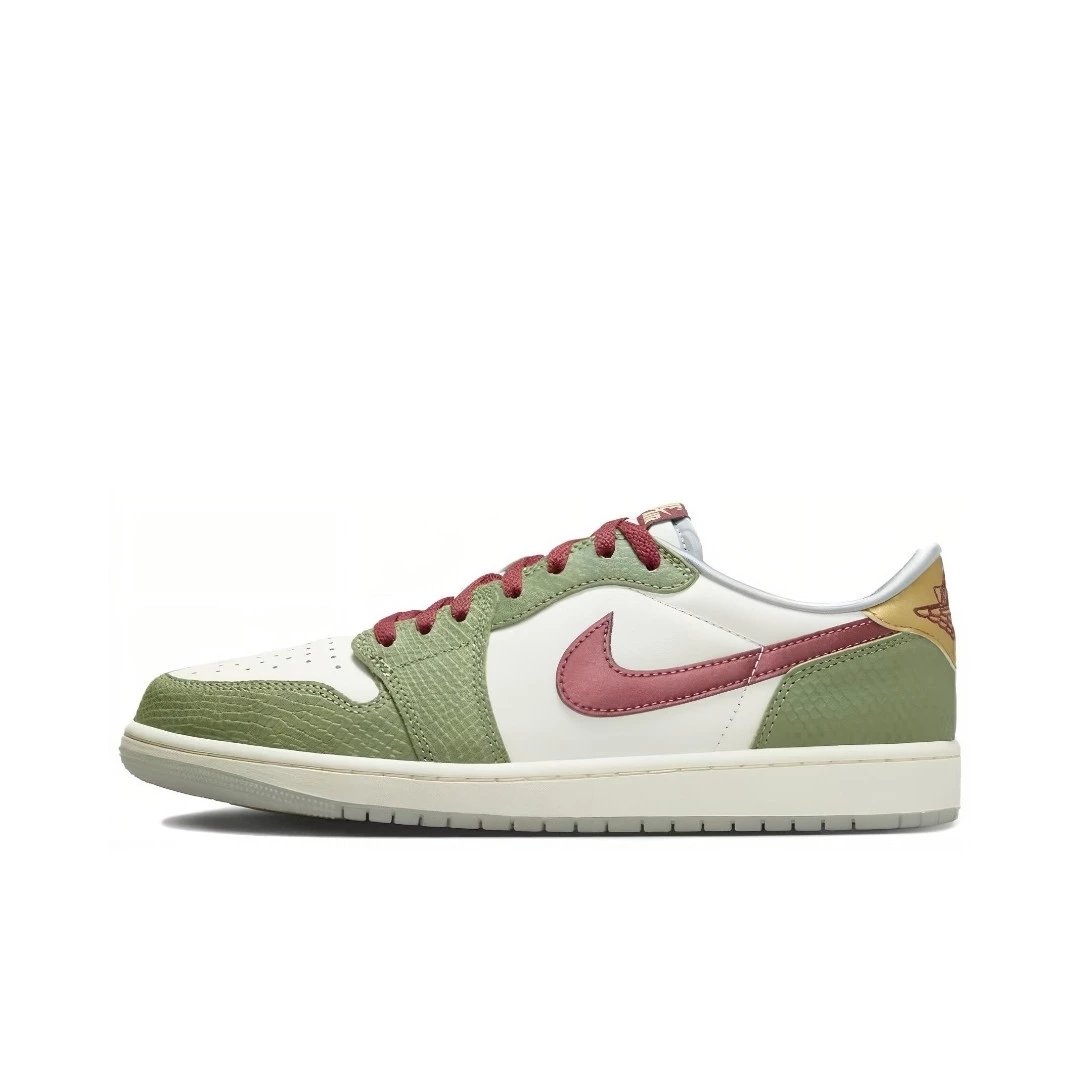 Nike Sneakers Air Jordan 1 Low — White and green FN 3727-100