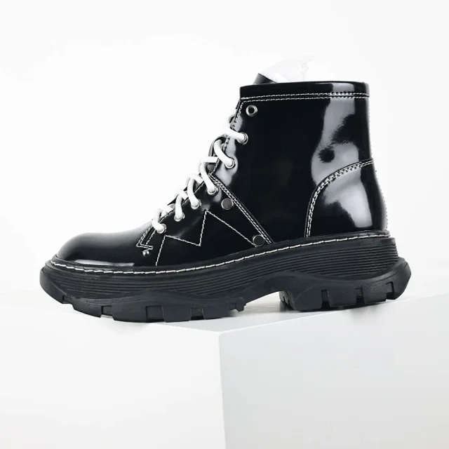Unbranded Boots Lace-Up Ankle with Lug Sole product detail image 9